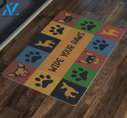 Chihuahua Wipe Your Paws Doormat | Welcome Mat | House Warming Gift