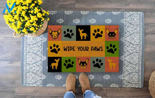 Chihuahua Wipe Your Paws Doormat | Welcome Mat | House Warming Gift