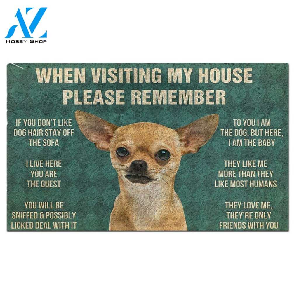 Chihuahua's Rules Doormat