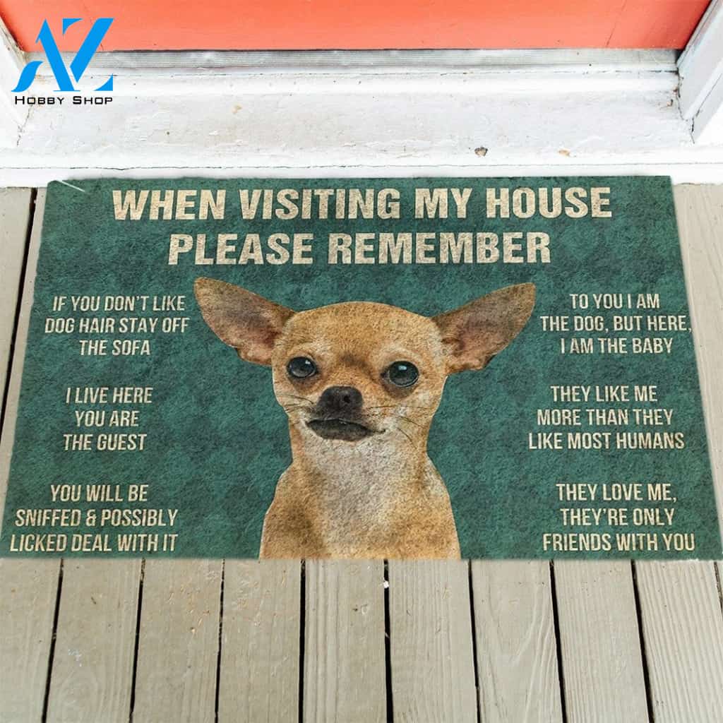 Chihuahua's Rules Doormat
