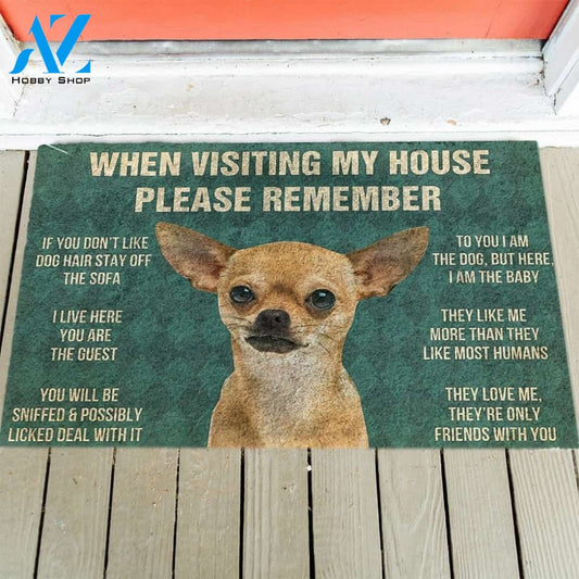 Chihuahua's Rules Doormat