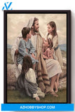 Child Of God Christian Wall Art Gift For Christmas Canvas And Poster, Wall Decor Visual Art