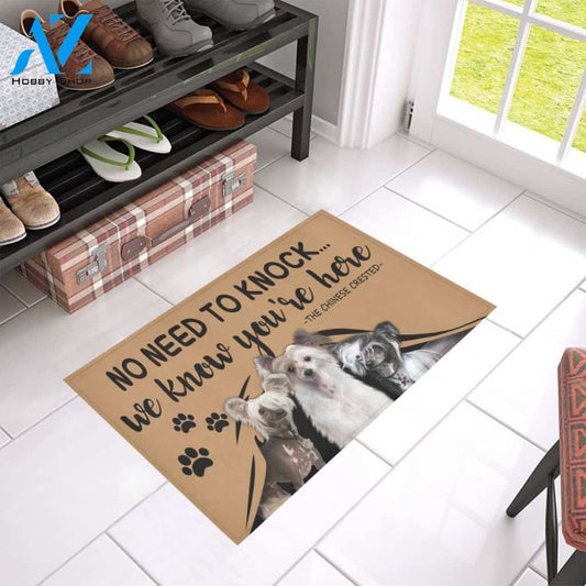 Chinese Crested CL09100056MDD Doormat