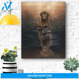 Chocolate Labrador Canvas Prints Wall Art - Matte Canvas