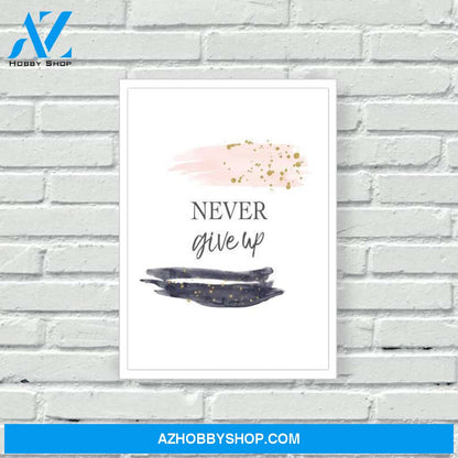 Choose happy never give up poster gift set for couple - GST