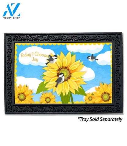 Choose Joy Chickadees Doormat - 18" x 30"