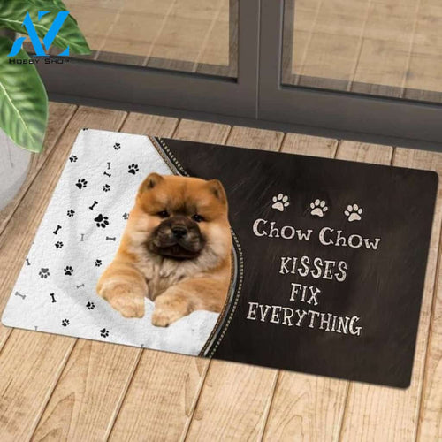 Chow Chow Kisses Fix Everything Doormat