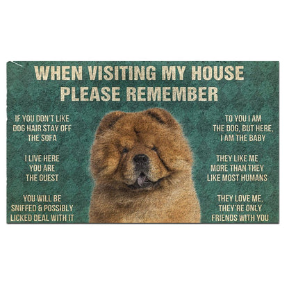 ChowChow's Rules Doormat