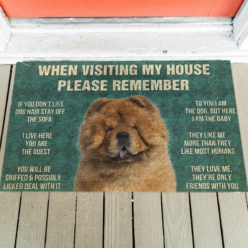ChowChow's Rules Doormat