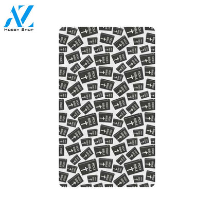 Christian Holy Bible Book Pattern Rubber Doormat