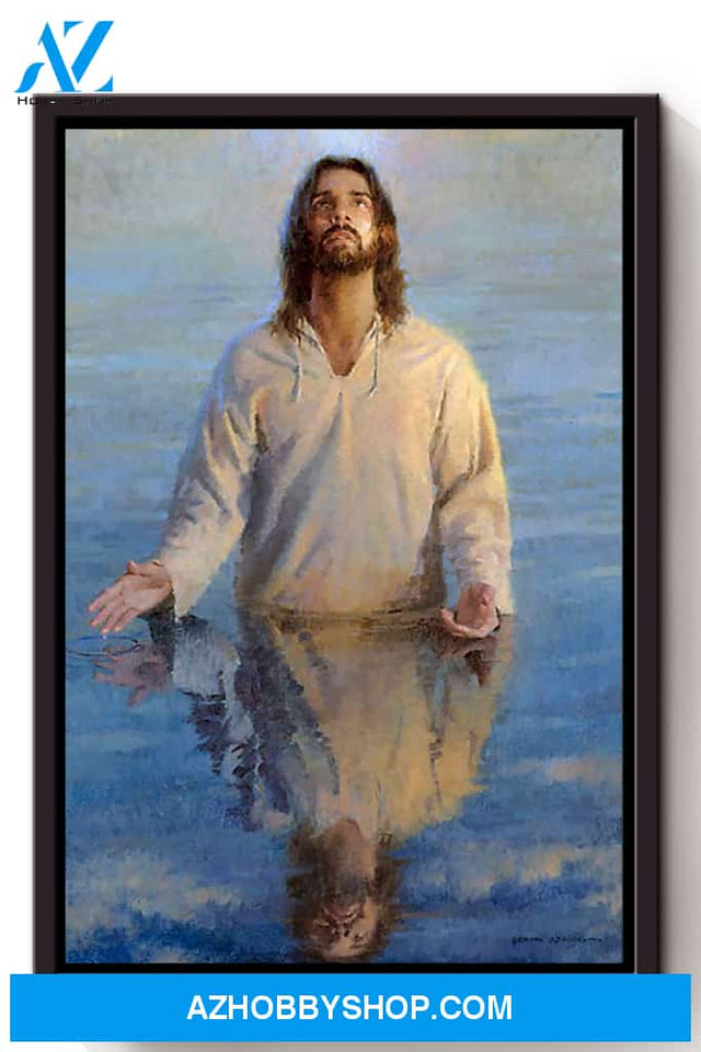 Christian Majestic Ocean Christian Wall Art Gift For Christ Christmas Canvas And Poster, Wall Decor Visual Art