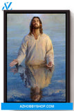 Christian Majestic Ocean Christian Wall Art Gift For Christ Christmas Canvas And Poster, Wall Decor Visual Art