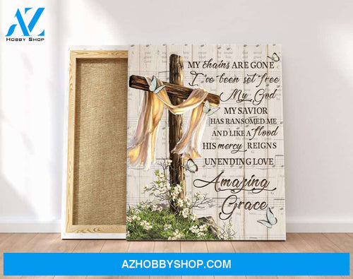 Christianity, I've been set free ,my god- Matte Canvas (1.25
