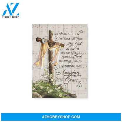 Christianity, I've been set free ,my god- Matte Canvas (1.25")