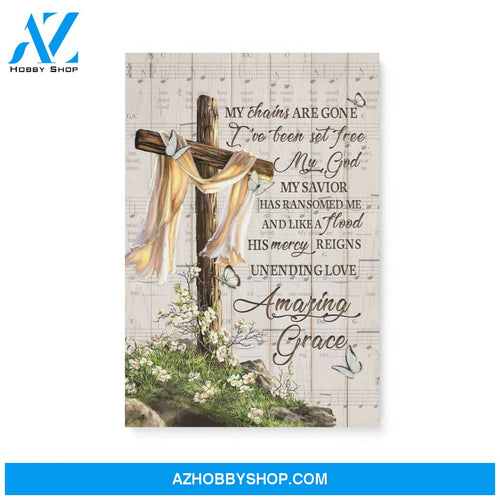 Christianity, I've been set free ,my god- Matte Canvas (1.25