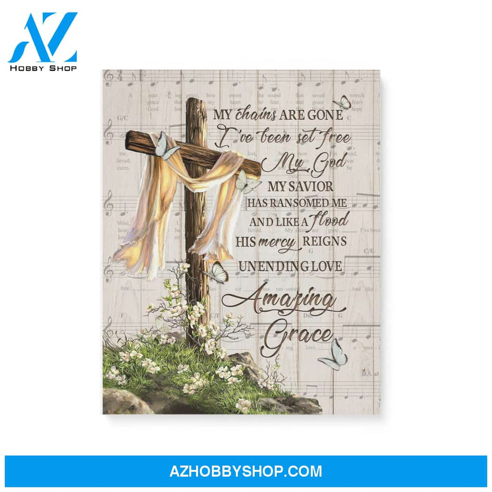 Christianity, I've been set free ,my god- Matte Canvas (1.25")