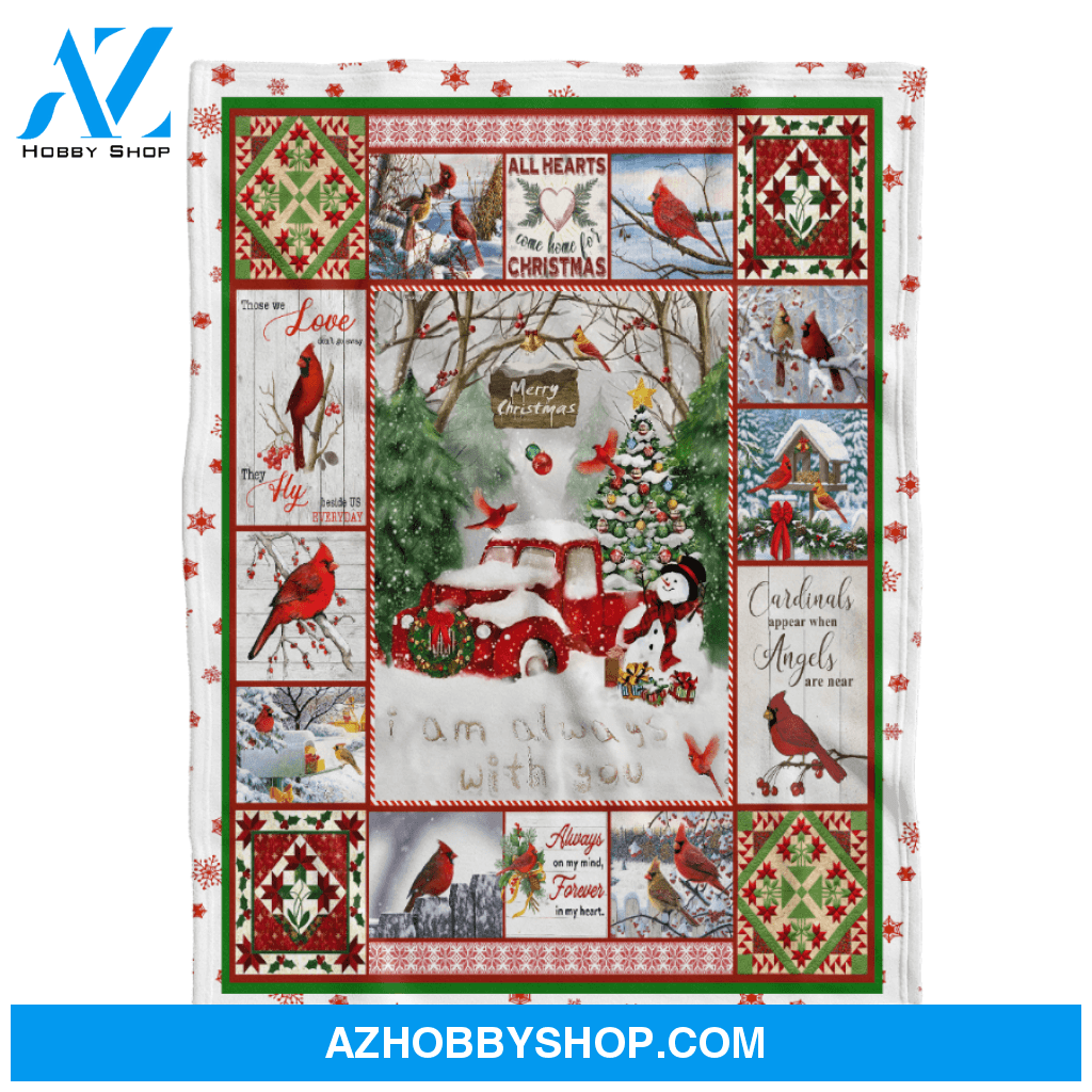 Christmas Blanket, Cardinal I Am Always With You