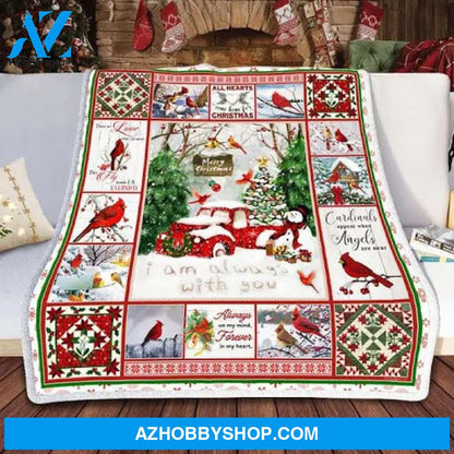Christmas Blanket, Cardinal I Am Always With You