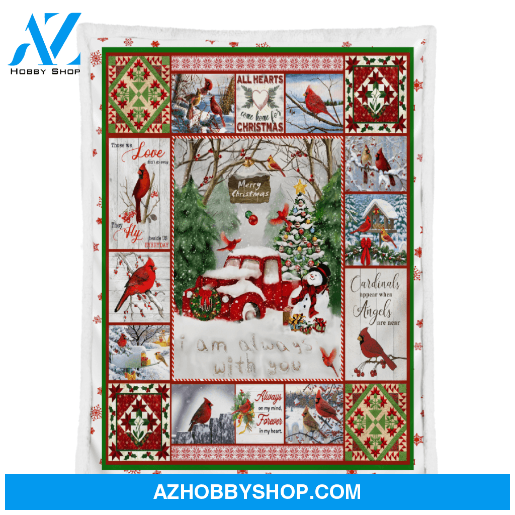 Christmas Blanket, Cardinal I Am Always With You