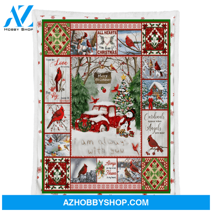 Christmas Blanket, Cardinal I Am Always With You