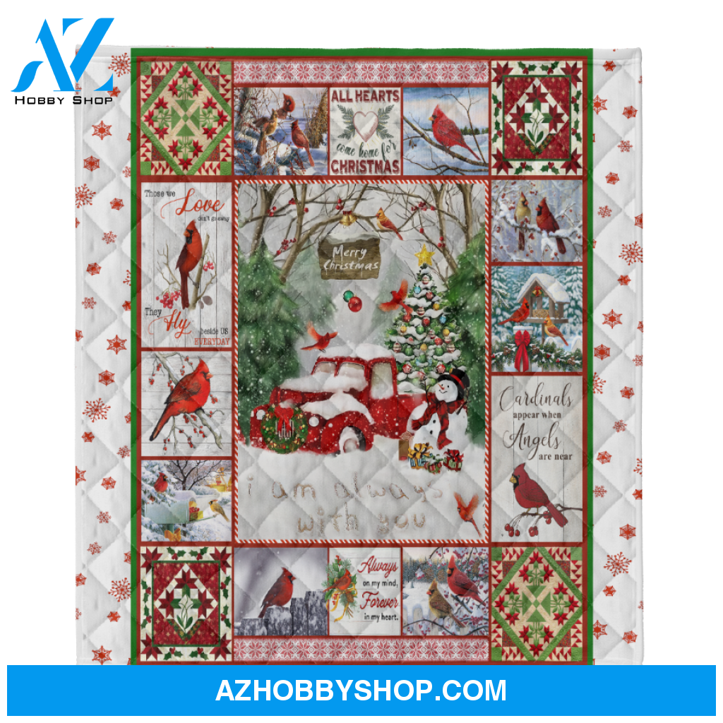 Christmas Blanket, Cardinal I Am Always With You