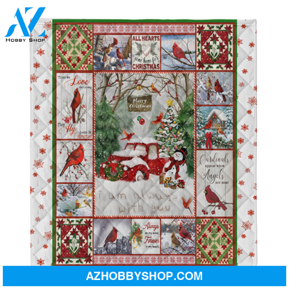 Christmas Blanket, Cardinal I Am Always With You