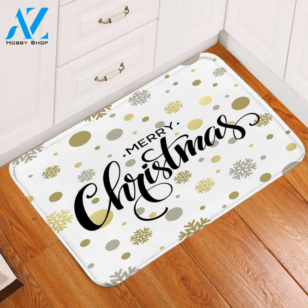 Christmas Bling Door Mat