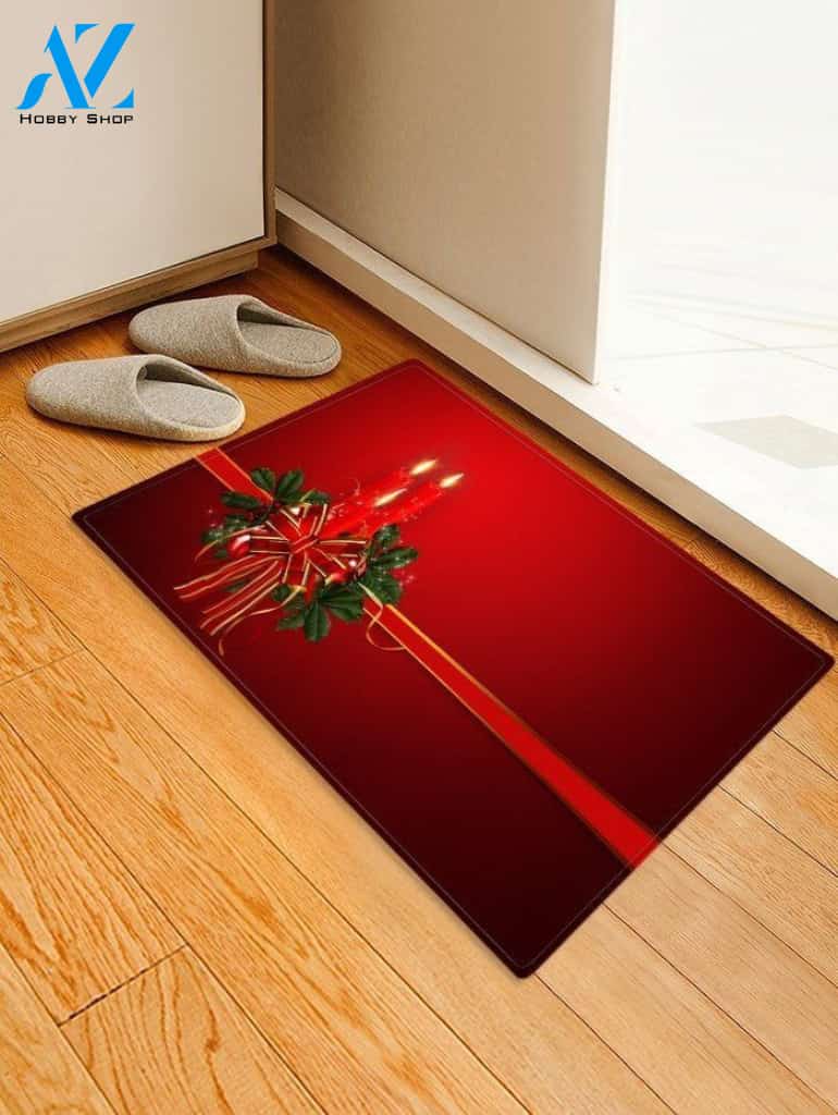 Christmas Candle CLH091043D Doormat