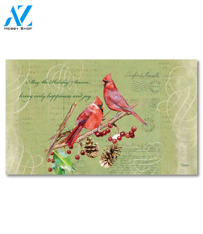 Christmas Cardinals - Doormat - 18" x 30"