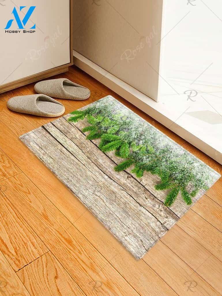 Christmas Cedar Wooden CLH091049D Doormat