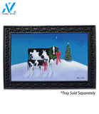 Christmas Cows Doormat - 18" x 30"