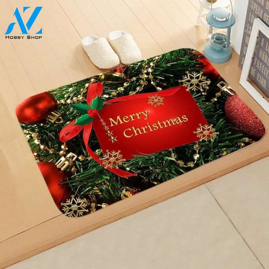 Christmas DoorMat | Felt And Rubber | 40x60 cm | 45x75 cm | 60x90 cm | Colorful | DO1494