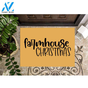 Christmas Doormat Decoration Farmhouse Decor Welcome Mat Housewarming Home Decor Funny Doormat Gift Idea