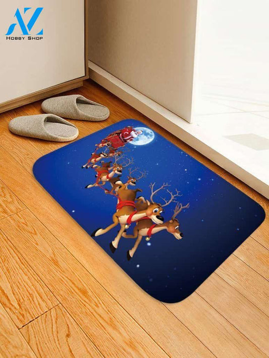 Christmas Elk Sleigh CLH091067D Doormat