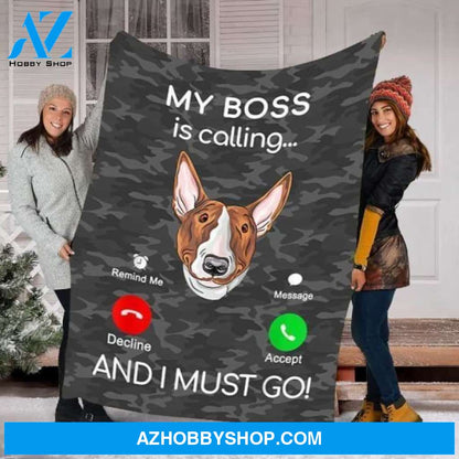 Christmas Fleece Blanket Bullterrier Dog Fleece Blanket - Fleece Blanket Christmas Gift Ideas