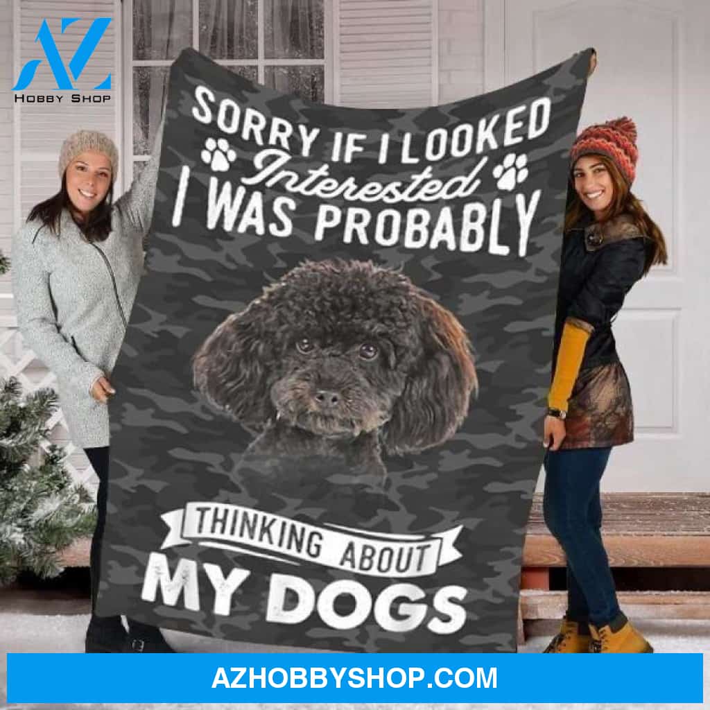 Christmas Fleece Blanket Poodle Dog Fleece Blanket - Fleece Blanket Christmas Gift Ideas