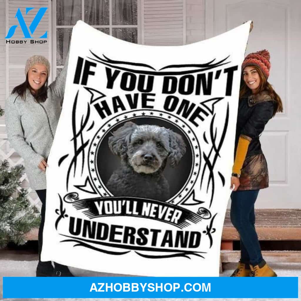 Christmas Fleece Blanket Schnoodle Dog Fleece Blanket - Fleece Blanket Christmas Gift Ideas