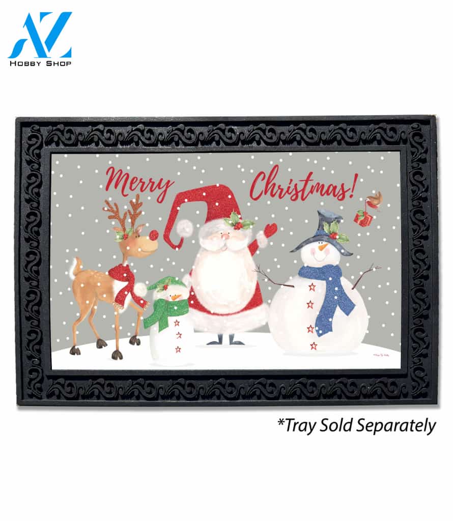 Christmas Friends Doormat - 18" x 30"
