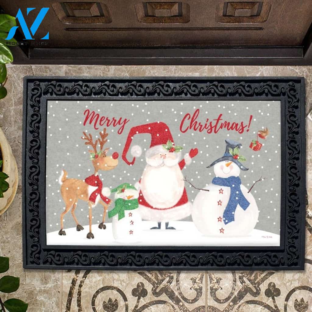 Christmas Friends Doormat - 18" x 30"