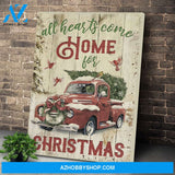 Personalized Canvas Christmas Gift All Heart Come Home For Christmas Canvas Wall Art