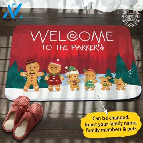 Christmas Gingerbread Doormat