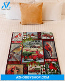 Christmas - I Am Always With You - Fleece Blanket Fleece Blanket Gift For Family Friends Birthday Gift Home Decor Bedding Couch Sofa Soft