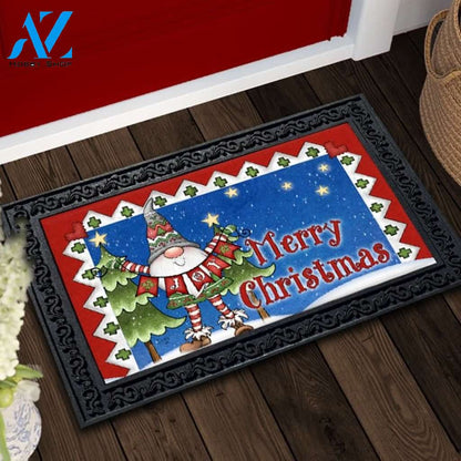 Christmas Joy Gnome Doormat - 18" x 30"