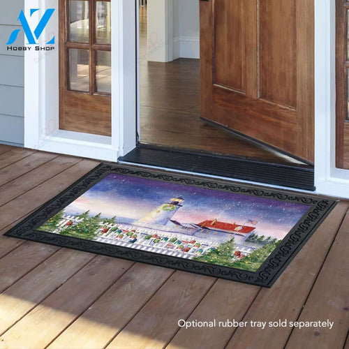 Christmas Lighthouse GS-CL-LD0511 Doormat