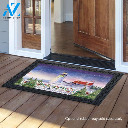 Christmas Lighthouse GS-CL-LD0511 Doormat