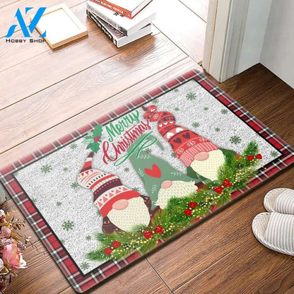 Christmas Merry Christmas Gnomes Doormat Indoor And Outdoor Mat Entrance Rug Sweet Home Decor Housewarming Gift Gift For Friend Family Stem Feminist