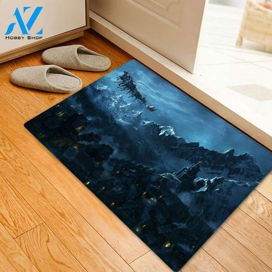 Christmas Mountains Night CLH091091D Doormat