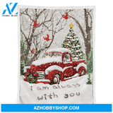 Christmas On The Snowy Way Fleece Blanket Gift For Family,Birthday,Christmas,Children,Parents,Couple Gift Home Decor Bedding Couch Sofa Soft and Comfy