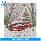 Christmas On The Snowy Way Fleece Blanket Gift For Family,Birthday,Christmas,Children,Parents,Couple Gift Home Decor Bedding Couch Sofa Soft and Comfy