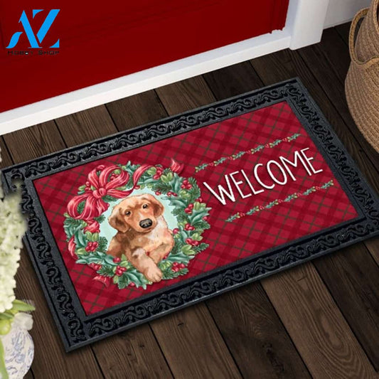 Christmas Puppy Doormat - 18" x 30"